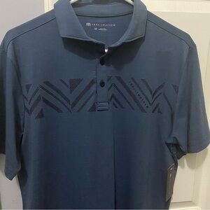 Travis Mathew Blue Golf Polo